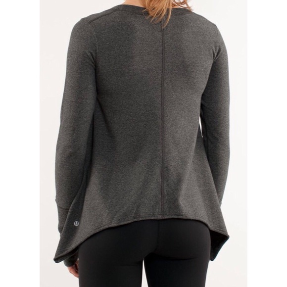 lululemon tea lounge pullover Heathered Coal 10 - Picture 2 of 9